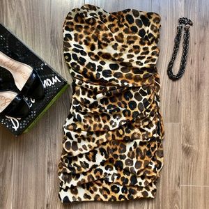 EXPRESS Leopard Dress